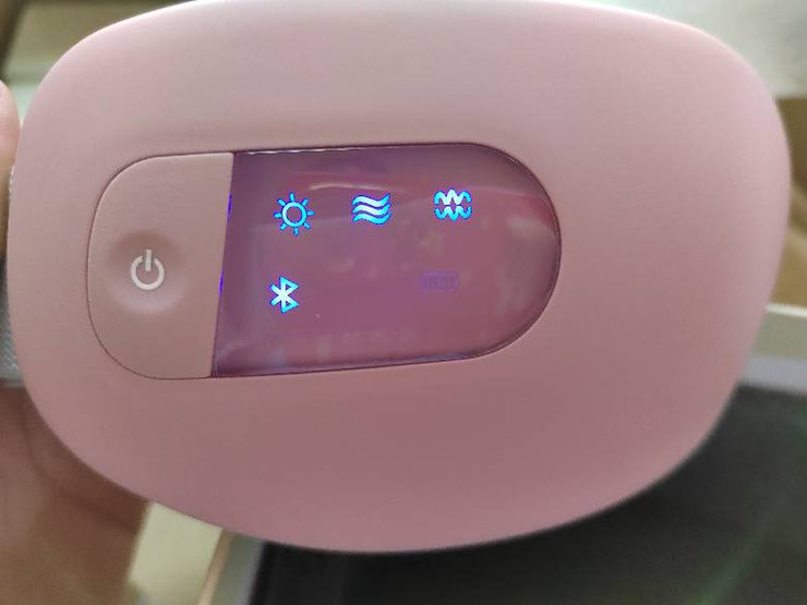 Eye Massager Rechargeable Steam Hot Compress Eye Mask for Travel and Sleeping