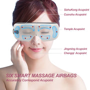 Eye Massager Rechargeable Steam Hot Compress Eye Mask for Travel and Sleeping